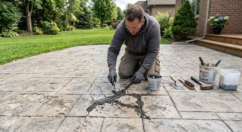 Decorative Concrete Repair in Longmont, CO
