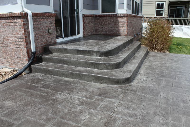 Stamped Concrete Patio Installation in Frisco, TX