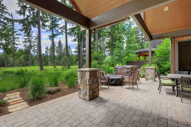 Stamped Patio Construction